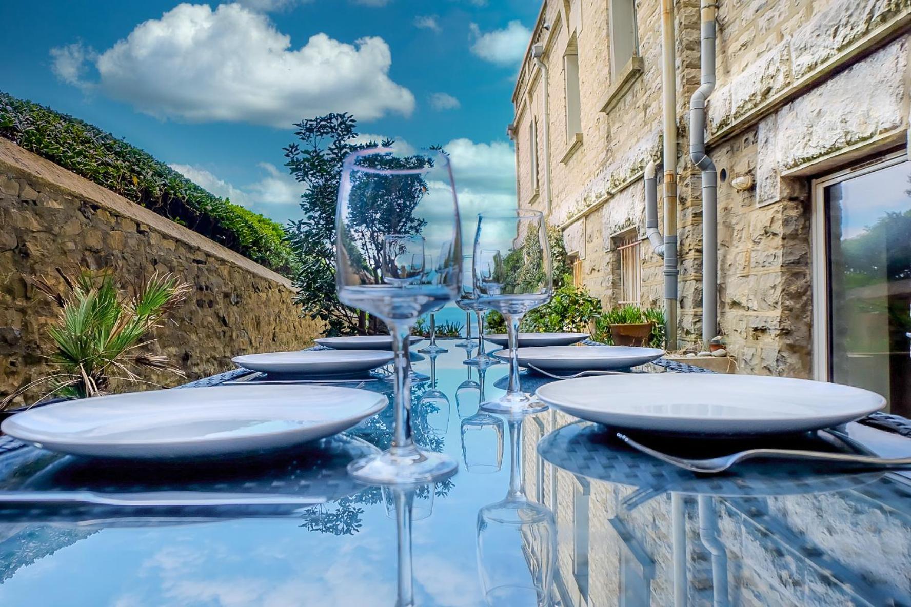 Magnifique Appartement Avec Terrasse, Parking Et Vue Sur L'Ocean Pour 5 Biarritz Exteriér fotografie