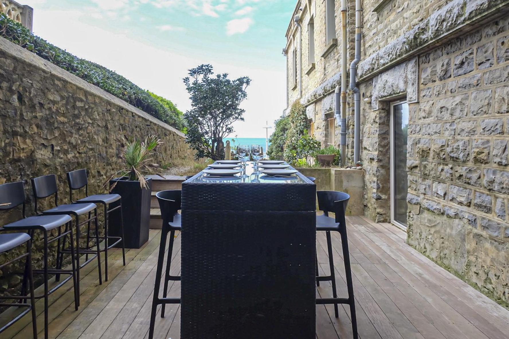 Magnifique Appartement Avec Terrasse, Parking Et Vue Sur L'Ocean Pour 5 Biarritz Exteriér fotografie