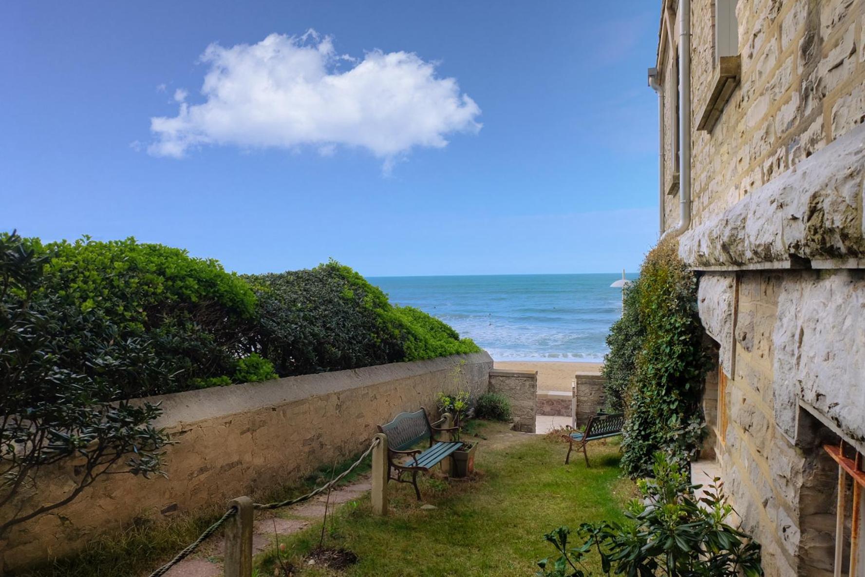 Magnifique Appartement Avec Terrasse, Parking Et Vue Sur L'Ocean Pour 5 Biarritz Exteriér fotografie