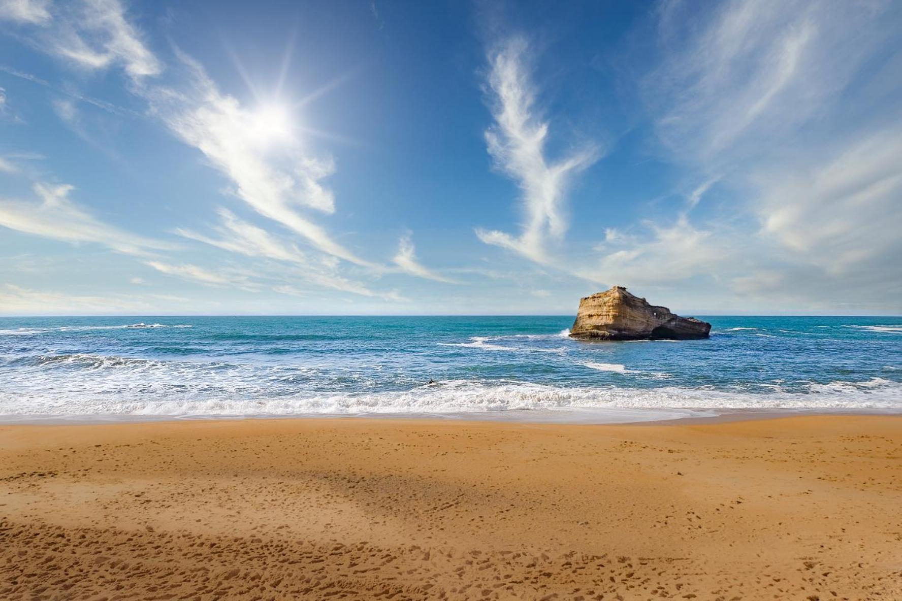 Magnifique Appartement Avec Terrasse, Parking Et Vue Sur L'Ocean Pour 5 Biarritz Exteriér fotografie