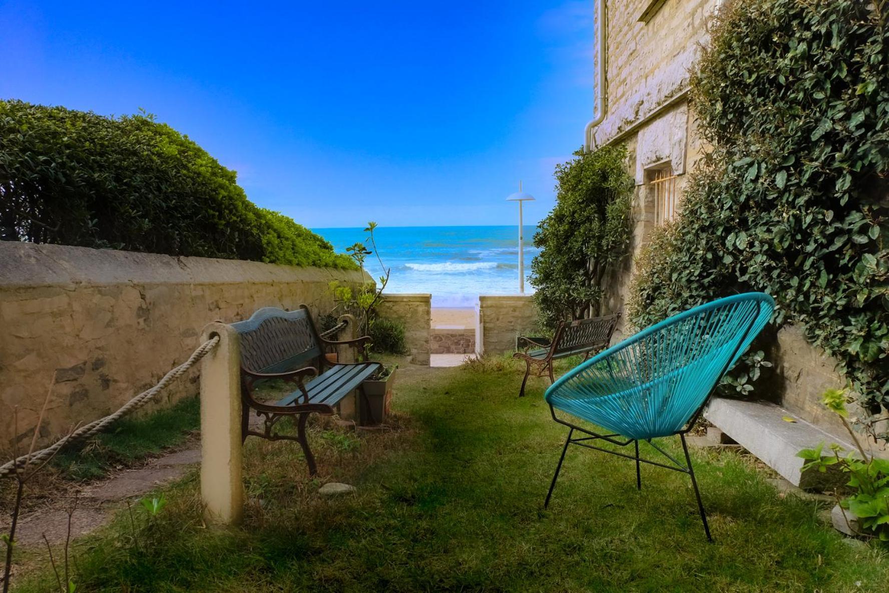 Magnifique Appartement Avec Terrasse, Parking Et Vue Sur L'Ocean Pour 5 Biarritz Exteriér fotografie
